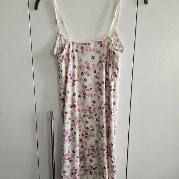 NWOT Calvin Klein floral size S/P cami sleep dress chemise with lace trim! - Picture 4 of 6